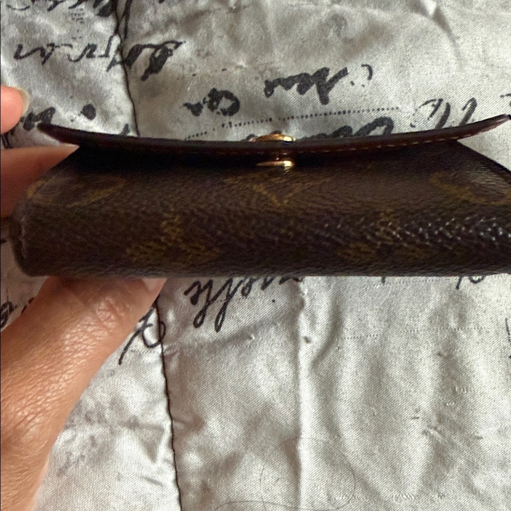 Louis Vuitton Monogram Canvas Compact Wallet in Brown and Gold - Picture 11 of 11